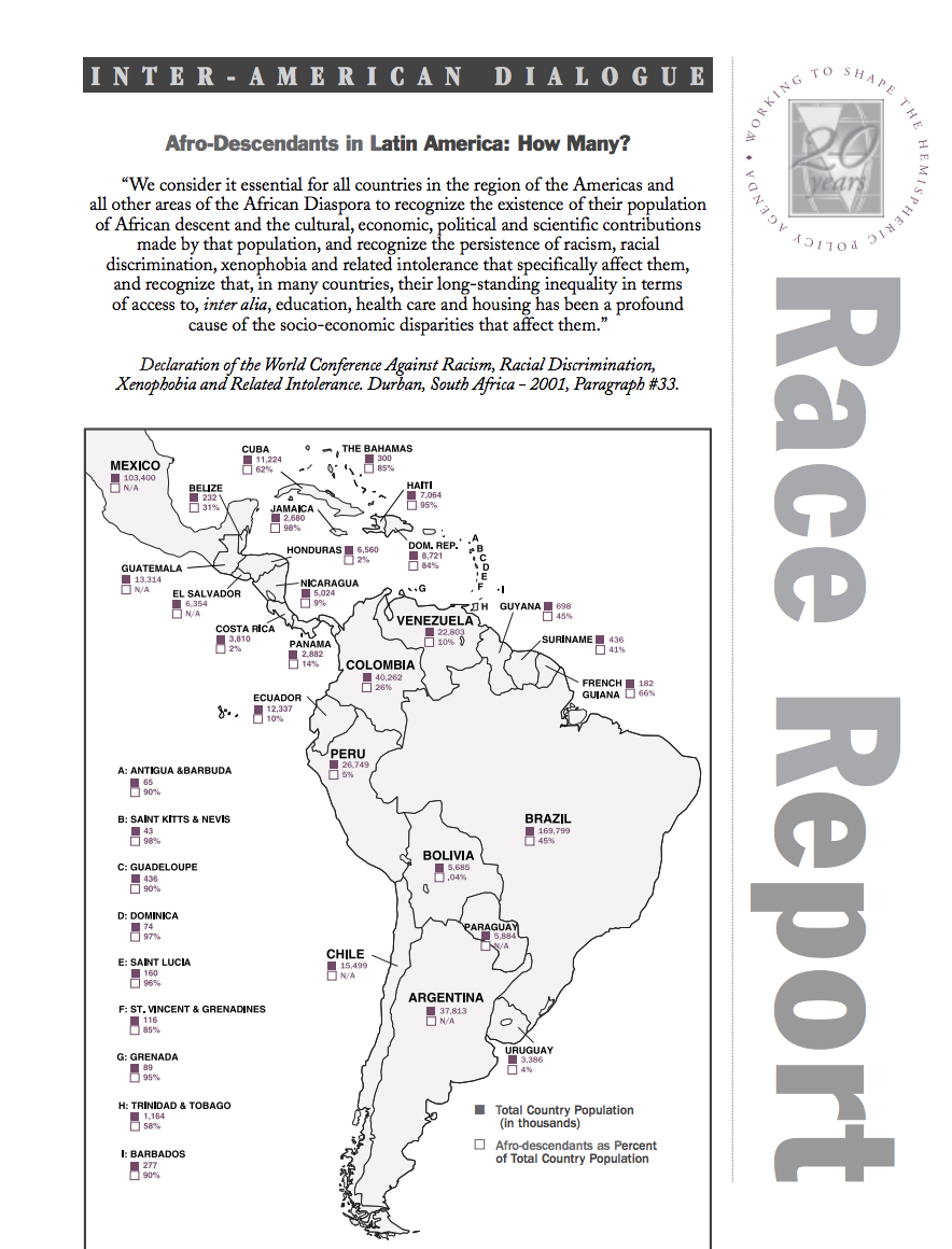 Afro Descendants In Latin America How Many The Dialogue