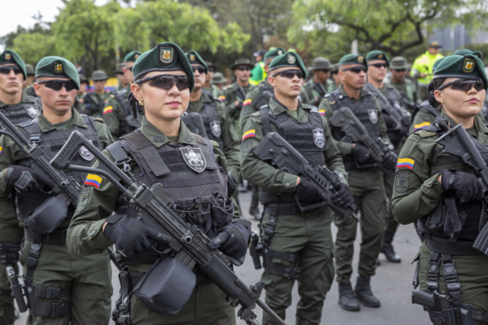 Photo of National Police in Colombia