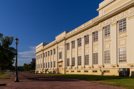Foto del Palacio Nacional en Managua, Nicaragua