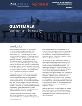 Photo of the cover Photo of Guatemala's Policy Brief