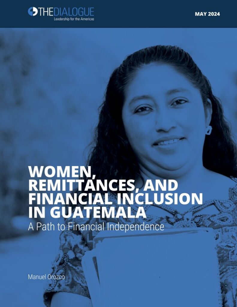 Photo of report cover for report "Women, Remittances, and Financial Inclusion in Guatemala."