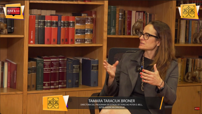 Tamara Taraciuk Broner en BMA-TV